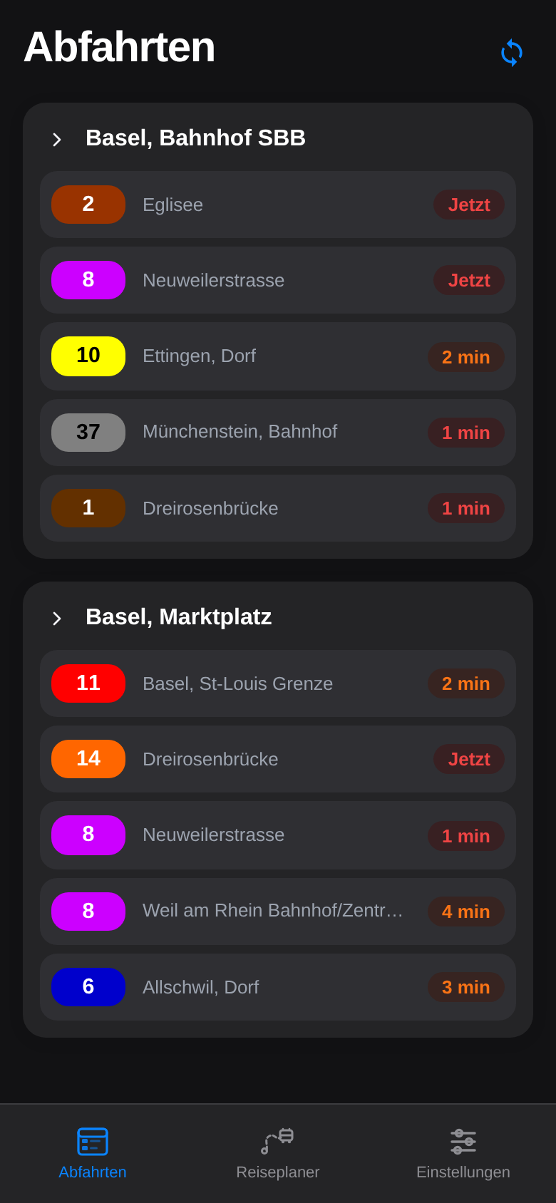 EVA-PWA in dark mode